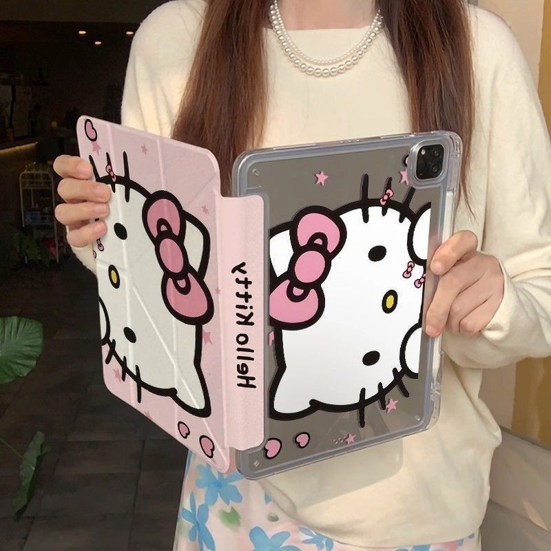 Star Big Head kt Cat ipad789 Generation air65 เคสป้องกัน pro37cm A16 แท็บเล็ต MINI7 เคสป้องกัน
