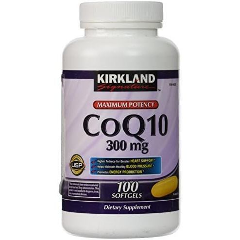 Kirkland CoQ-10 300mg - 100 Softgels(บรรจุอาจวารี)
