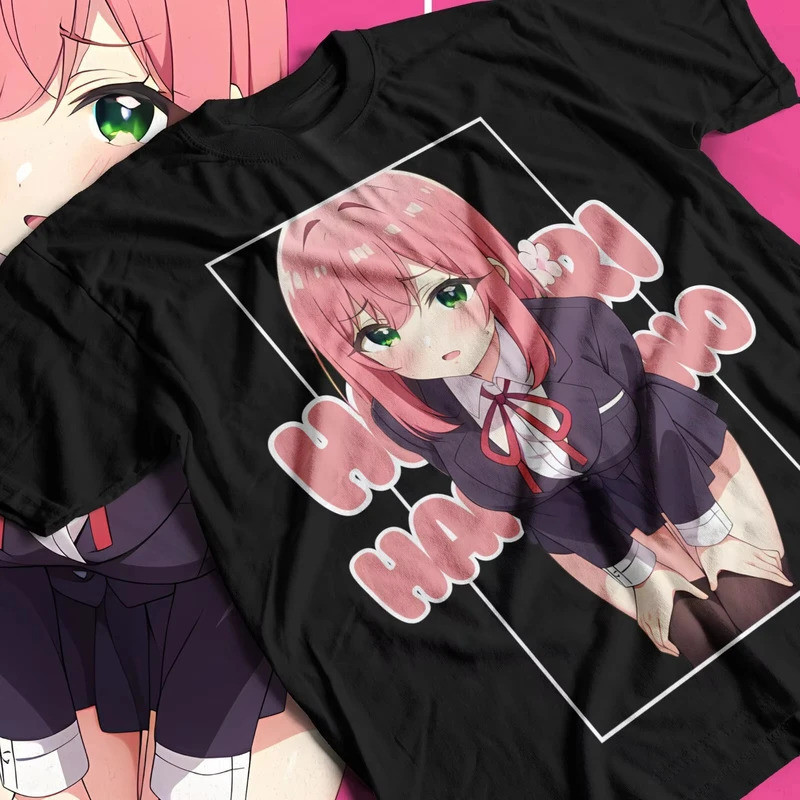 พร้อมส่ง ✅ เสื้อยืดแขนสั้นคอกลมสำหรับผู้ชายลายอนิเมะ Hakari Hanazono 100 Girlfriend สำหรับคอสเพลย์ ม