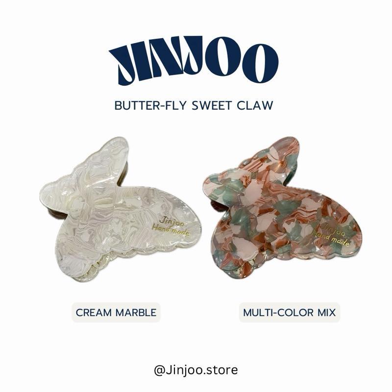 Jinjoo กิ๊บหนีบผม รุ่น Butter-Fly Sweet Claw ดีไซน์ Butterfly