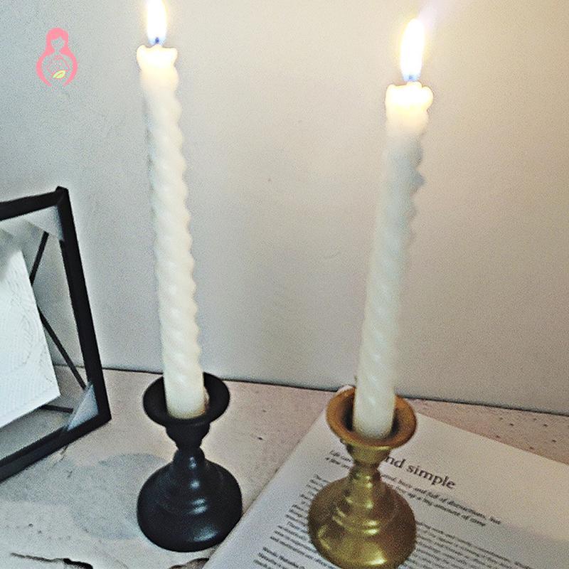 [MMBB] Retro Iron Candlesti Holders สําหรับตกแต่งงานแต่งงาน, Mini Candle Sti Stand OHG