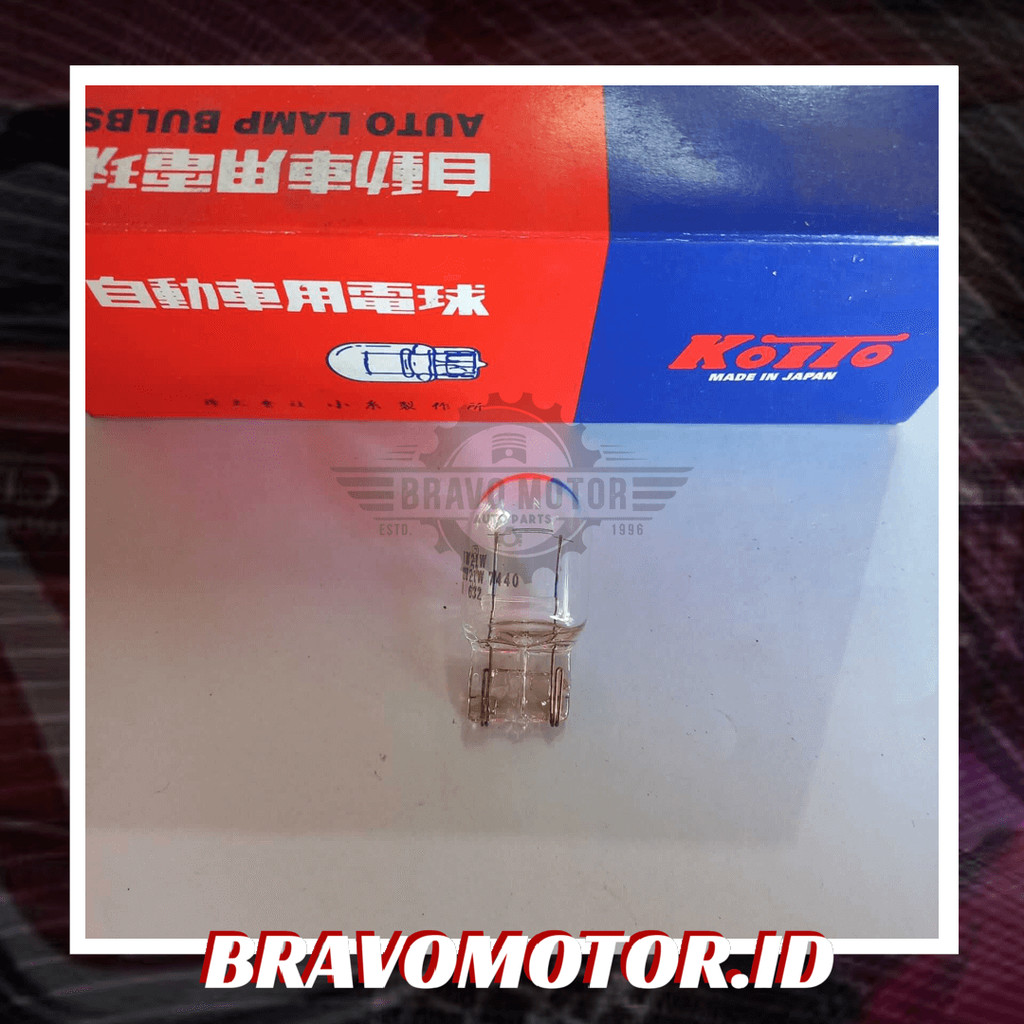 Koito 1881 12V 21W หลอดไฟสีขาวไฟเลี้ยวเดี่ยวหลอดไฟ