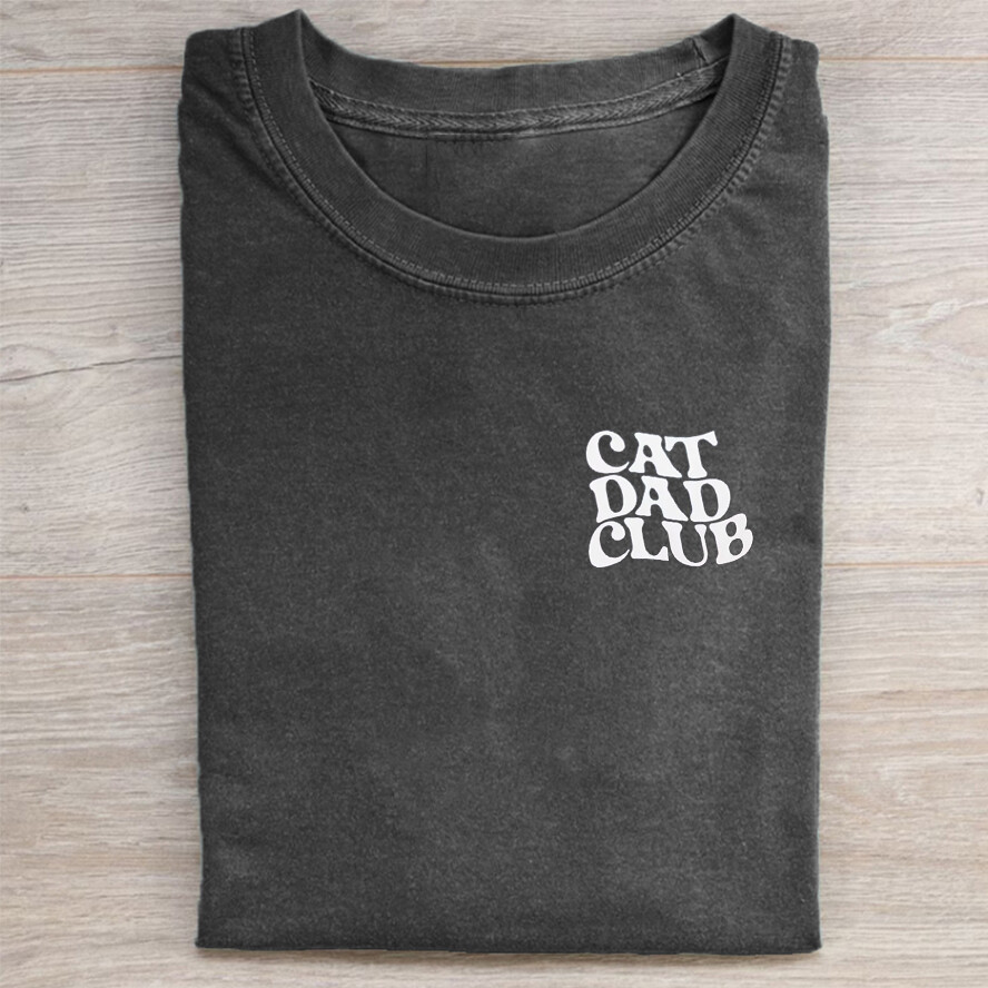 เสื้อยืด Cat Dad Club
