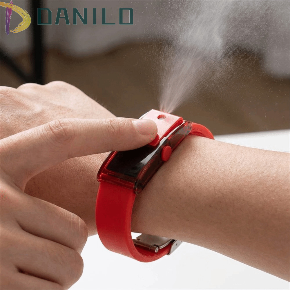 DANILO Scent Diffuser Bracelet, Lightweight PVC Dispenser Bracelet, Fashion Adjustable Scent Bracele
