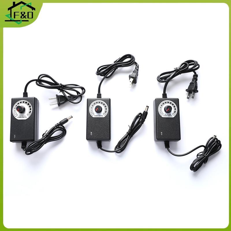 F&O AC/DC 100-220V ถึง DC 1-24V 3-12V 2A อะแดปเตอร์แปลงไฟแบบปรับได้ตัวควบคุมแรงดันไฟฟ้า.