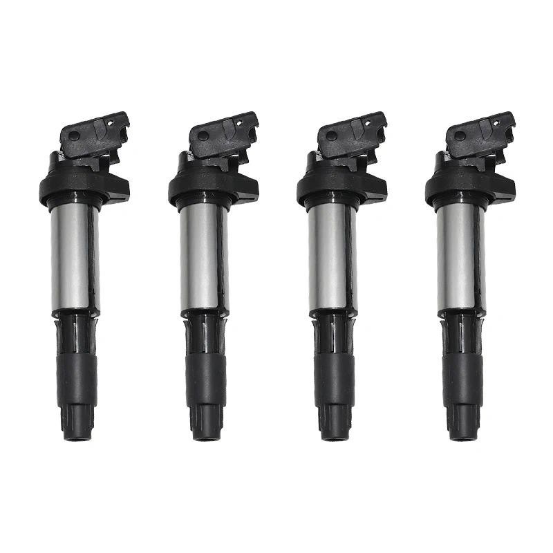 4 ชิ้นคอยล์จุดระเบิดสําหรับ BMW E60 E46 E66 E67 E81 E83 E88 E89 E90 E92 118i 120i 316i 318i 320i 520