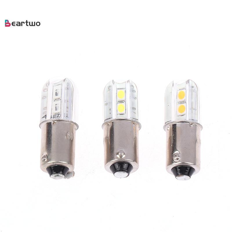 <beartwo-t>BA9SหลอดไฟLed 6Vอัพเกรดหลอดไฟ4LEDเปลี่ยนโคมไฟสําหรับไฟฉายไฟหน้ามอเตอร์จักรยานเครื่องมือหล