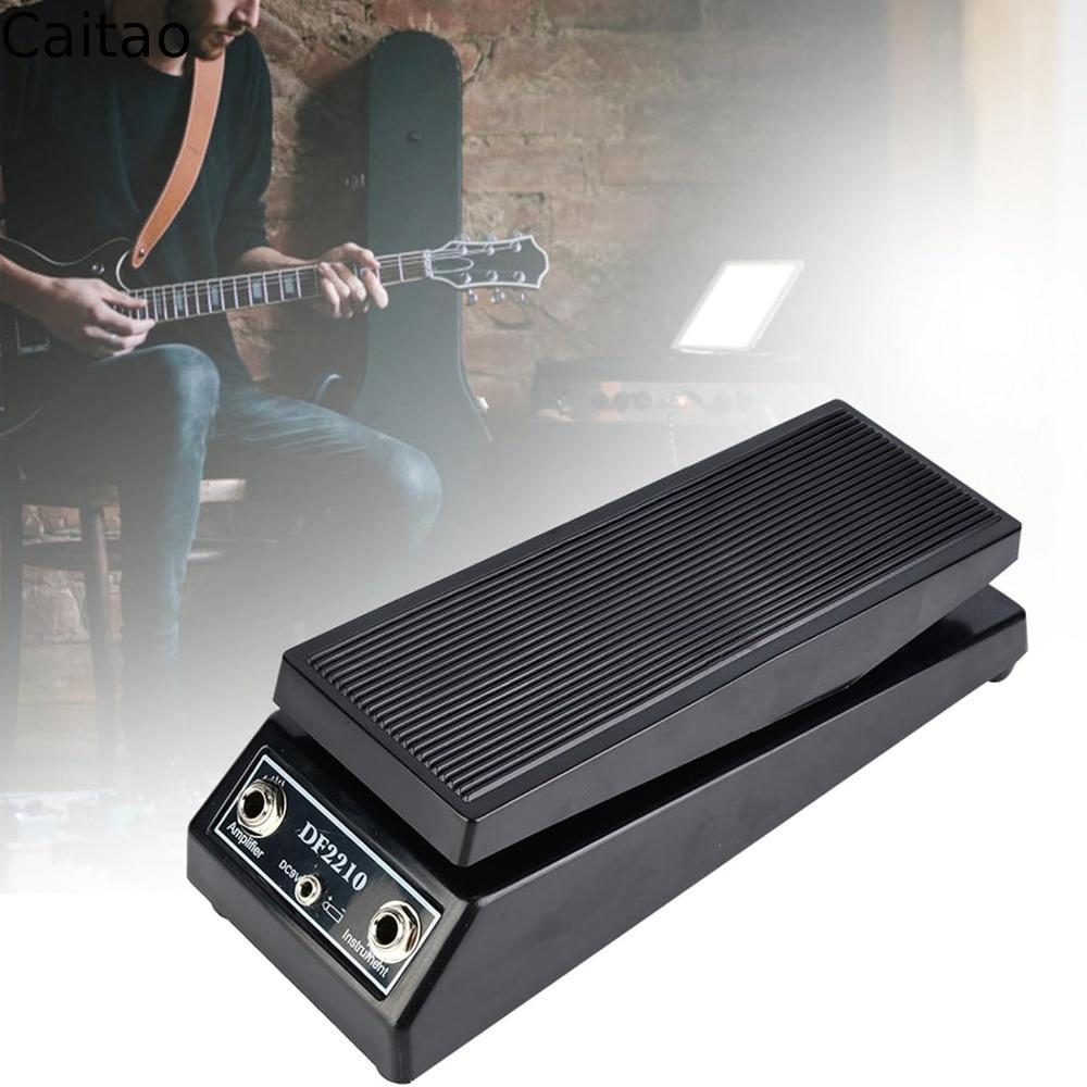 CITATH Guitar Wah Pedal, Foot Control Stereo Wah Effect Pedal, Classic Black Color Multi Wah PP + Me