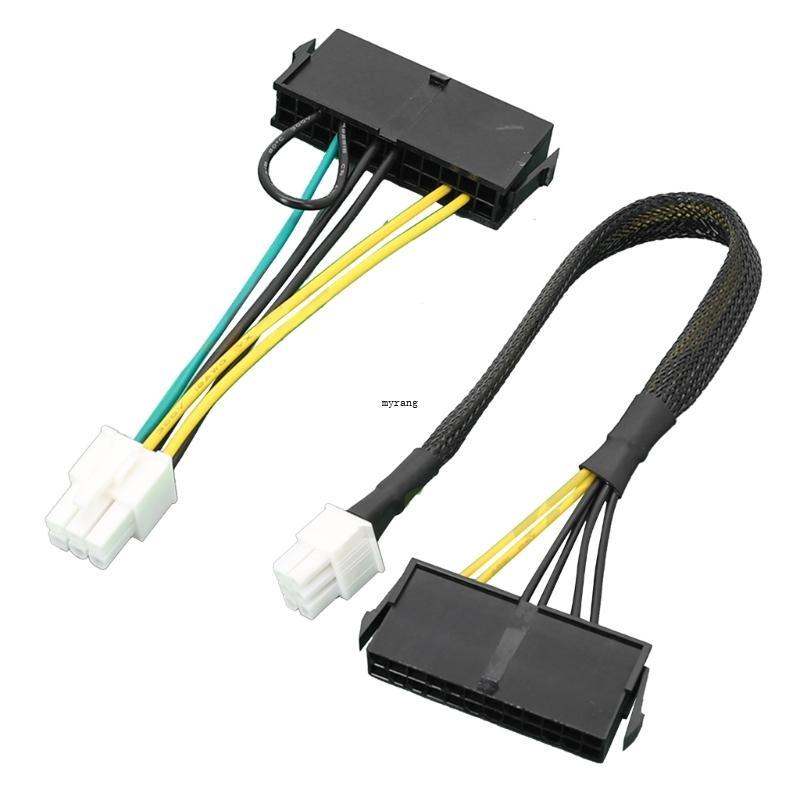 MG Female to Male 24Pin to 6P Conversion Line ATX PSU Extension Wire for 6Pin