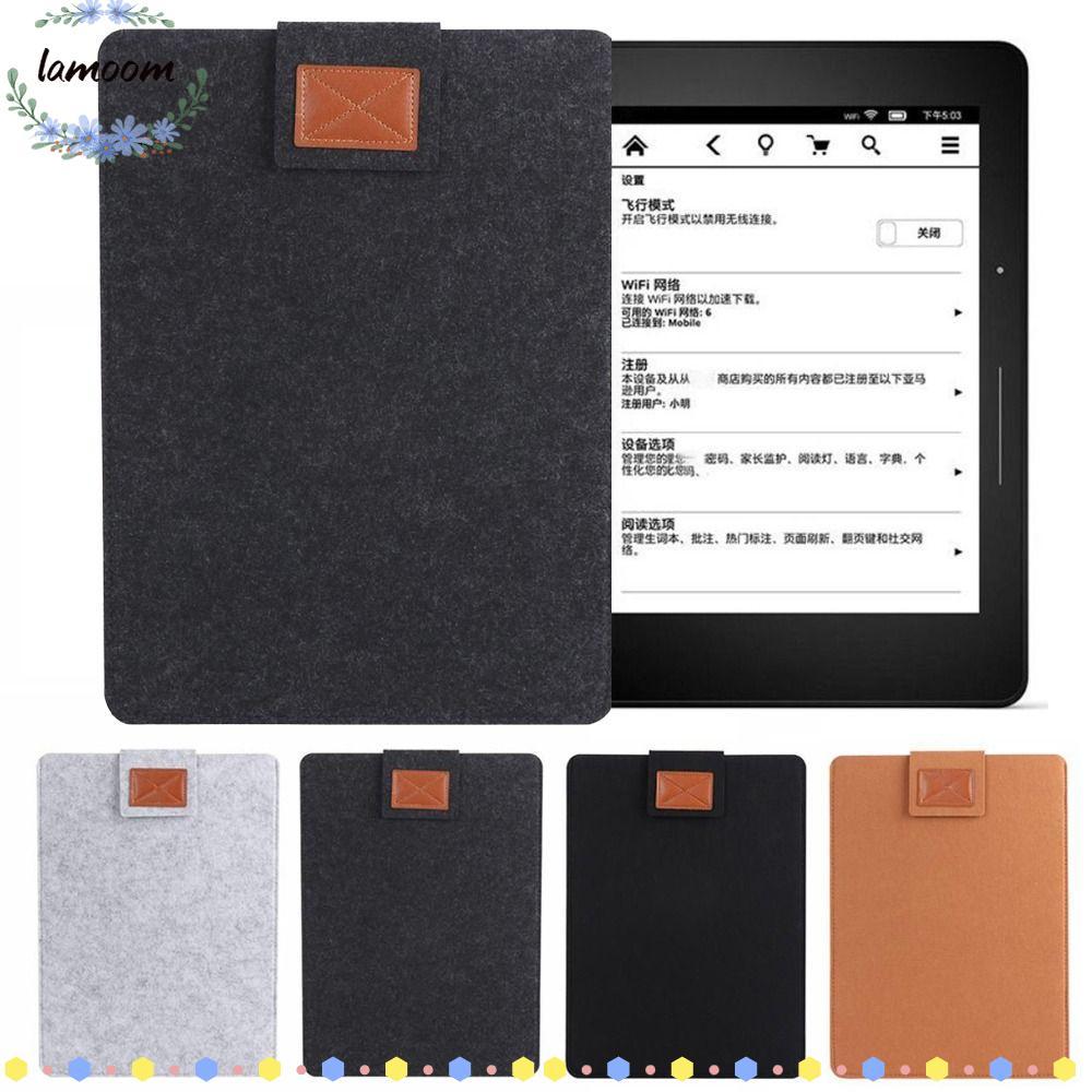 LAMOO e-Reader Sleeve, Felt 6 6.8 7 10 11 นิ้วถุงเก็บแท็บเล็ต,แบบพกพาทนต่อการสึกหรอที่มีสีสัน Anti Scratch Carrying สําหรับ Kindle Paperwhite/Kobo/Boox/Surface Office Travel