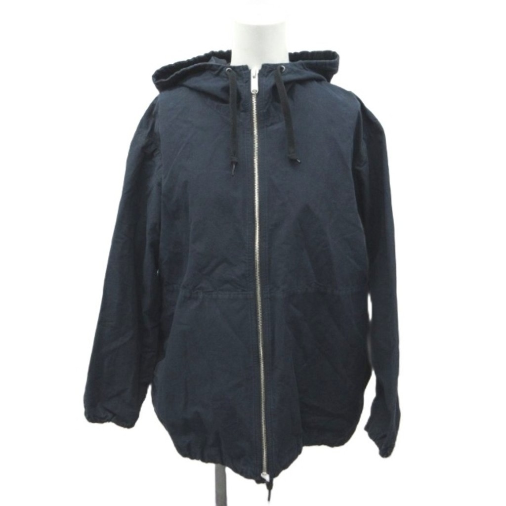 MHL. Jacket Hoodie cotton Zip Navy Direct from Japan Secondhand