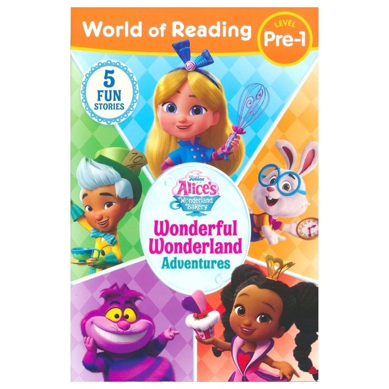 Disney World of Reading Pre-1 Alice in Wonderland Bakery Disney Reading World Series English Origina
