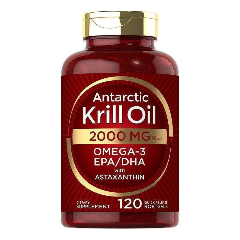 Hot-Selling สินค้าขายร้อน Krill oil Softgels Krill oil softgels60 Capsules Straight Hair Normal