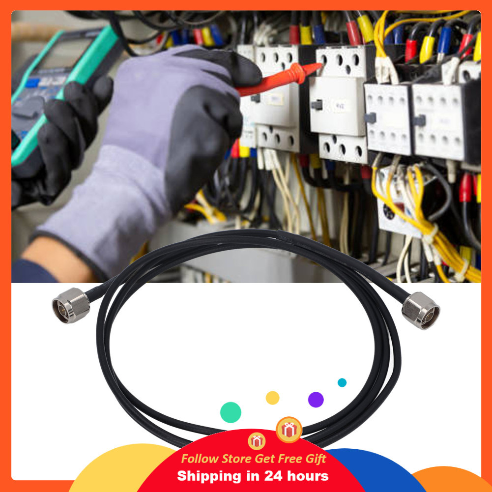 Supergoodsales Fafeicy Type N สายเคเบิลชาย 10ft ถึง Low Loss Coaxial สำหรับ 3G / 4G 5G LTE/ADS - B/H