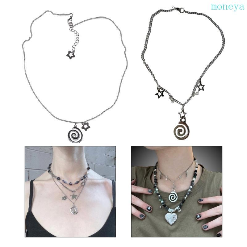 Mya Vortex Star จี้สร้อยคอ Clavicle Chain แฟชั่นสร้อยคอเครื่องประดับ