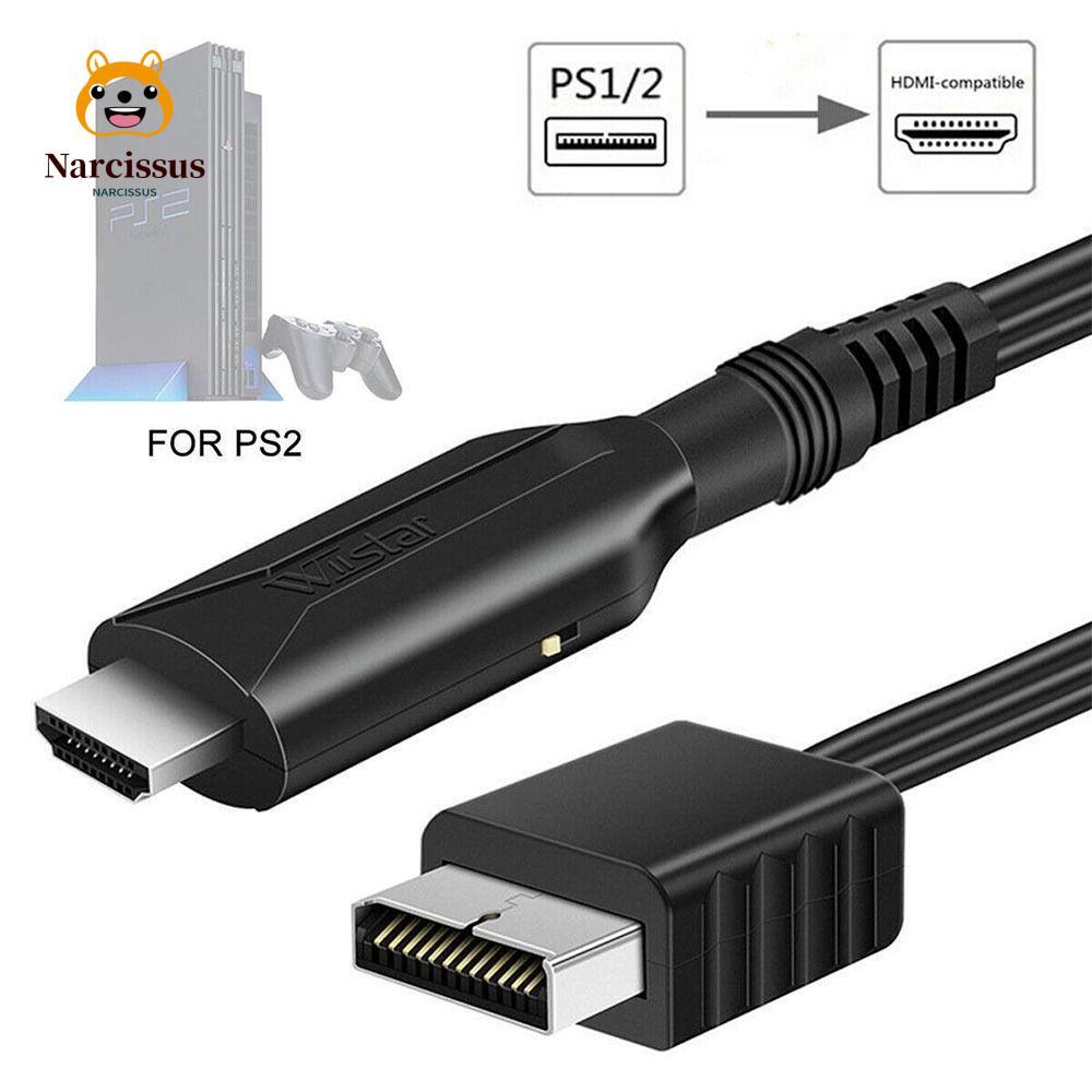NARCISSUS Audio Video Converter Cable Full HD Full HD Cable Adapte HD Converter PS2 ถึง HDMI-compati