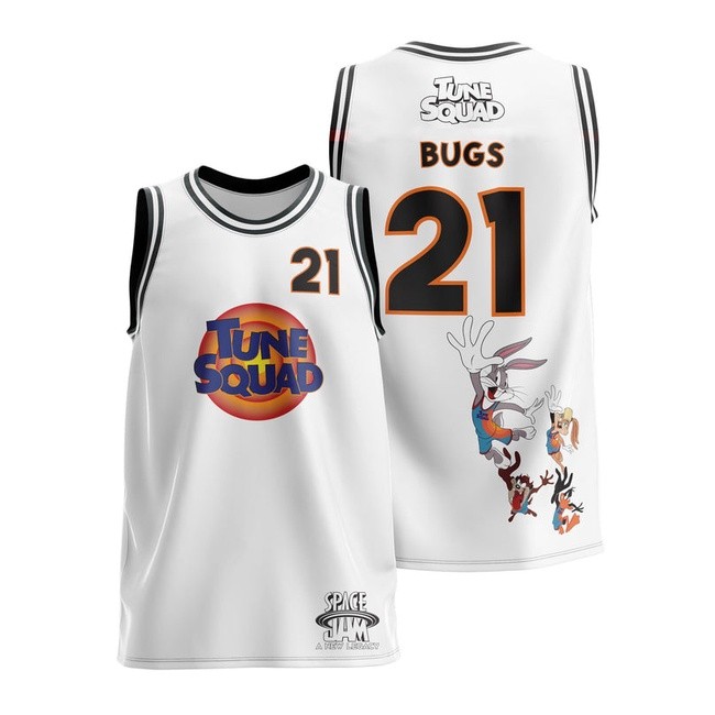 3D Print Tune Squad Swingman Jersey ชุดฟุตบอลชุดทีมเกมเฉพาะบาสเกตบอลฟุตบอล Unisex