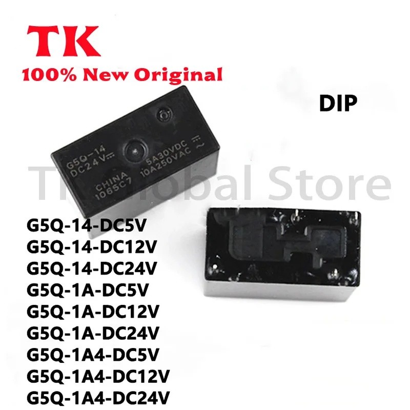 5-50Pcs G5Q-14-DC5V G5Q-14-DC12V G5Q-14-DC24V G5Q-1A-DC5V G5Q-1A-DC12V G5Q-1A-DC12V G5Q-1A-DC12V G5V