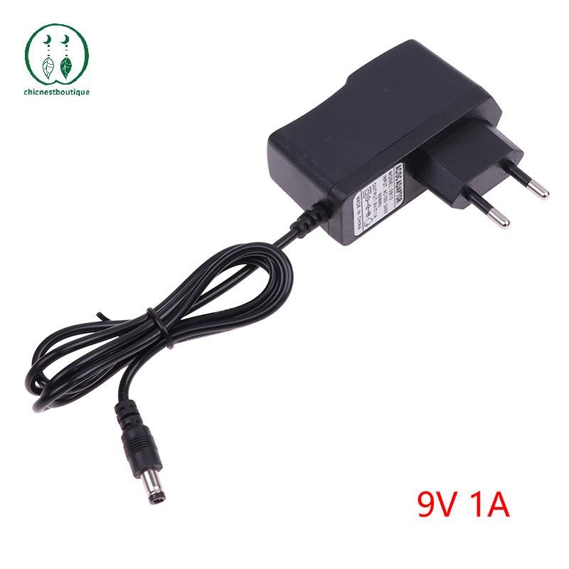 [Chicnest] AC DC 9V 1A 1000ma Power Adapter Supply EU Plug Reverse Polarity Charger Adaptor AC 100V-
