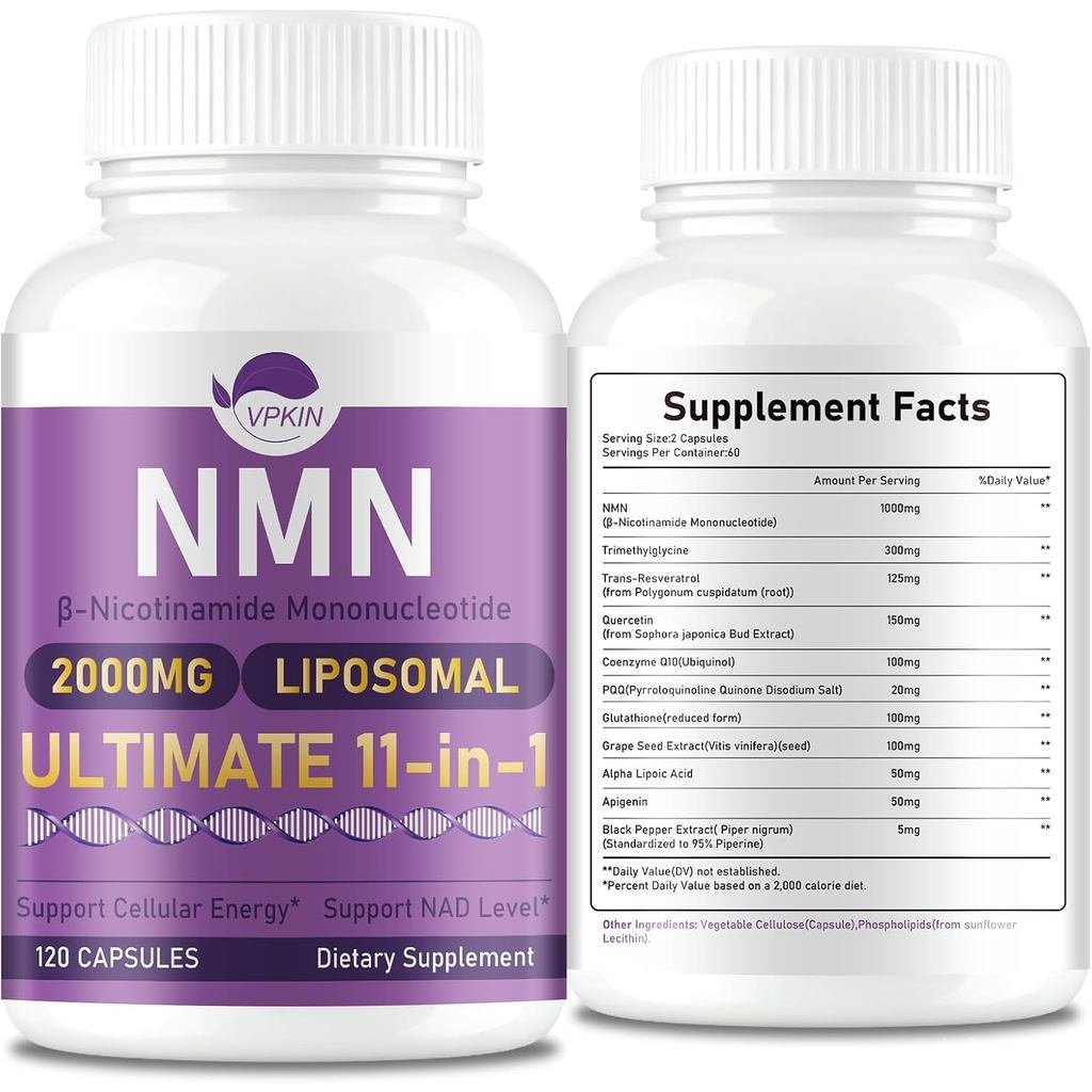 PKINLipomalNMN1000,11-IN-1Formula,สําหรับCellularEnergy PAEY