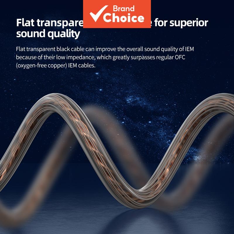 หูฟังมีสาย CCA Polaris แบบ HiFi พร้อมจูนเสียง ปรับได้ หูฟังอินเอียร์ไดนามิกแบบสองช่อง สําหรับออดิโอไ