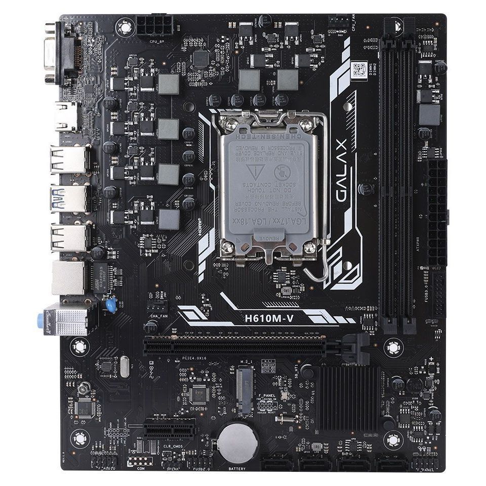 [GALI] เมนบอร์ด H610M-E/-V/-K ใหม่ D4 หน่วยความจําคู่รองรับ 12/13/14 รุ่น Intel Corey CPU