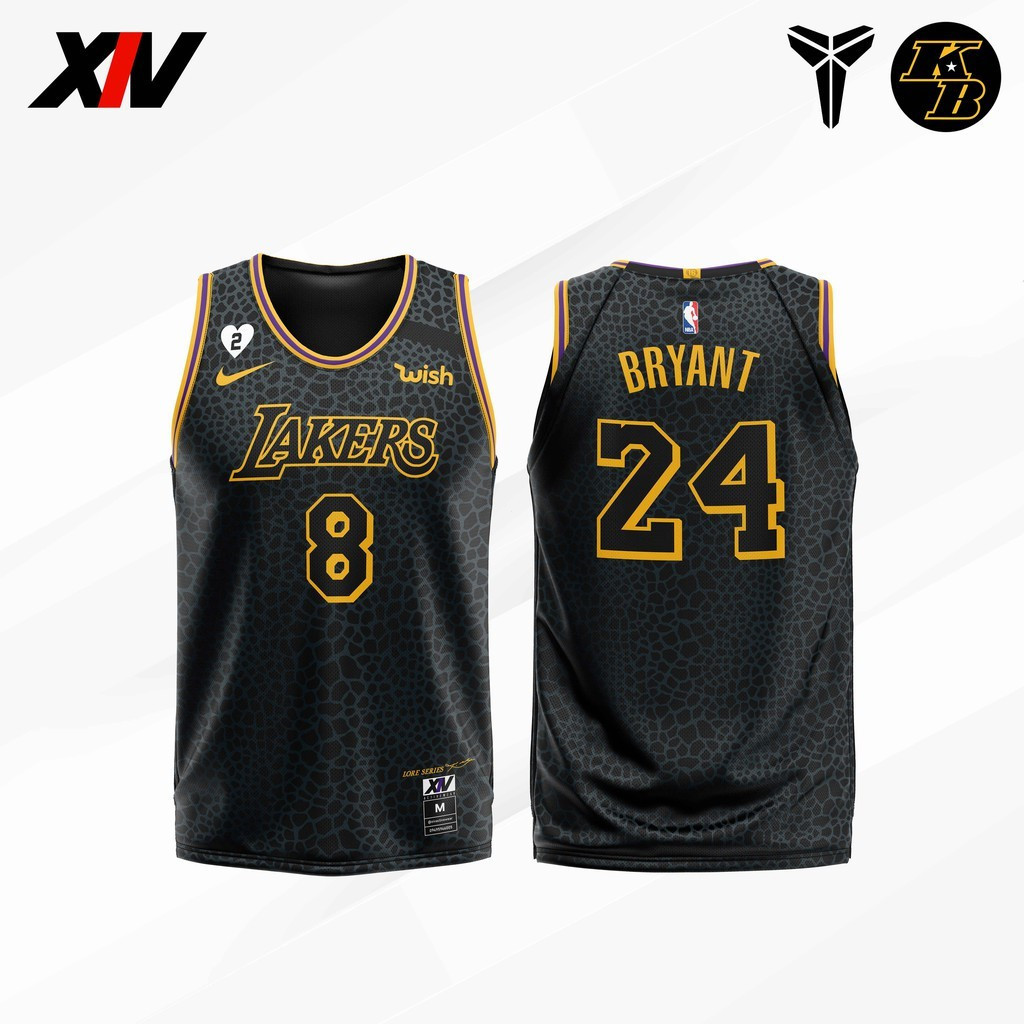 IDAWN7 Kobe Bryant Day Black Mamba Jersey