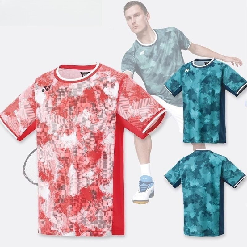 3D พิมพ์ Viktor Axelsen Badyonex ใหม่กีฬาฟิตเนสเสื้อแขนสั้นแบดมินตัน 2026Unisex