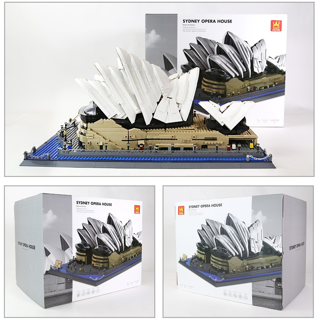ของขวัญของที่ระลึก Sydney Opera House Sydney Australia Model Gift Brick Cpc Certification Toys Build