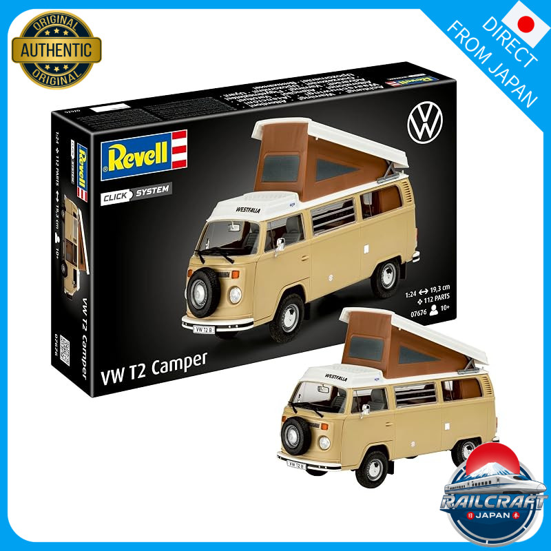 Revell Germany 1/24 VW T2 Camper Plastic Model Kit 07676