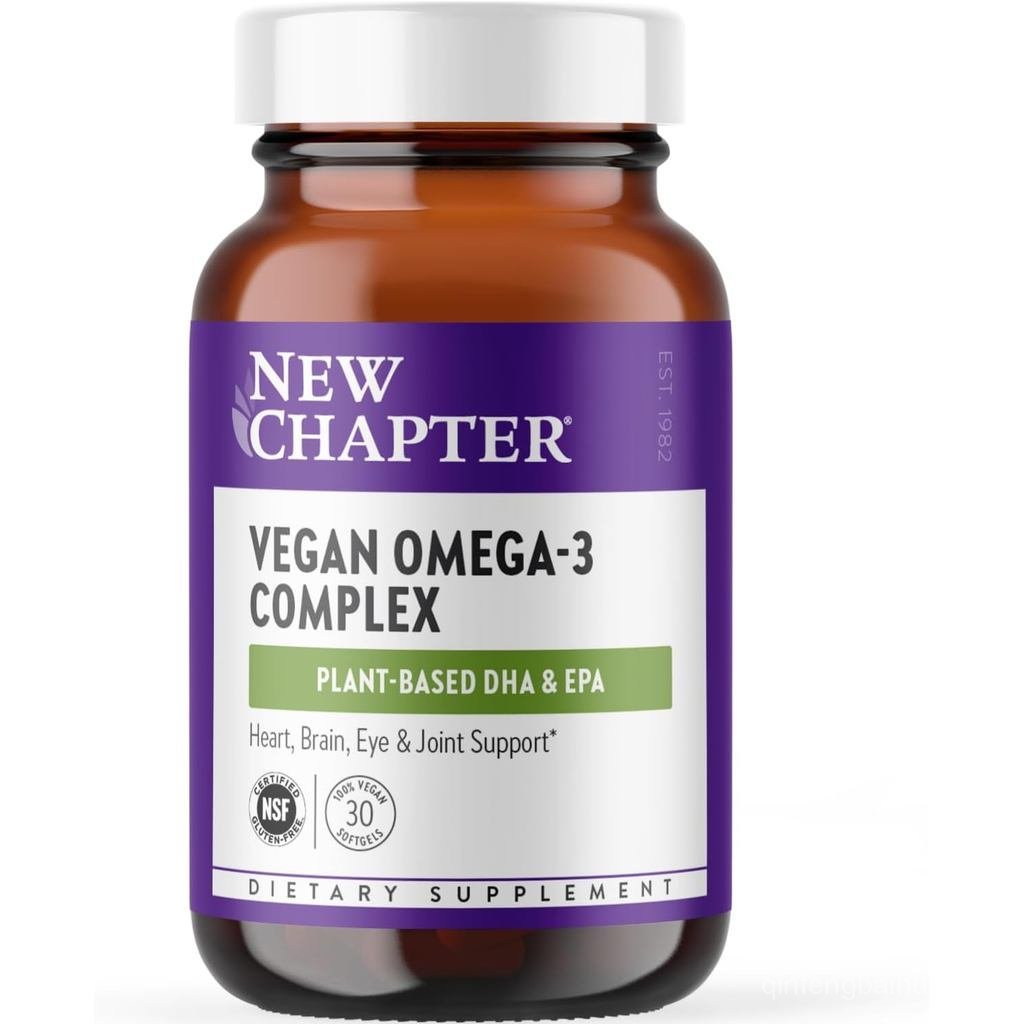 New Chapter Algae Oil Omega3 Complex 30 ซอฟท์เจล