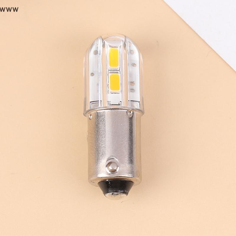 หลอดไฟ LED BA9S 6V อัพเกรดหลอดไฟอะไหล่4LED สำหรับไฟฉายไฟหน้ามอเตอร์จักรยานอุปกรณ์ให้แสงสว่างหลอดไฟ L