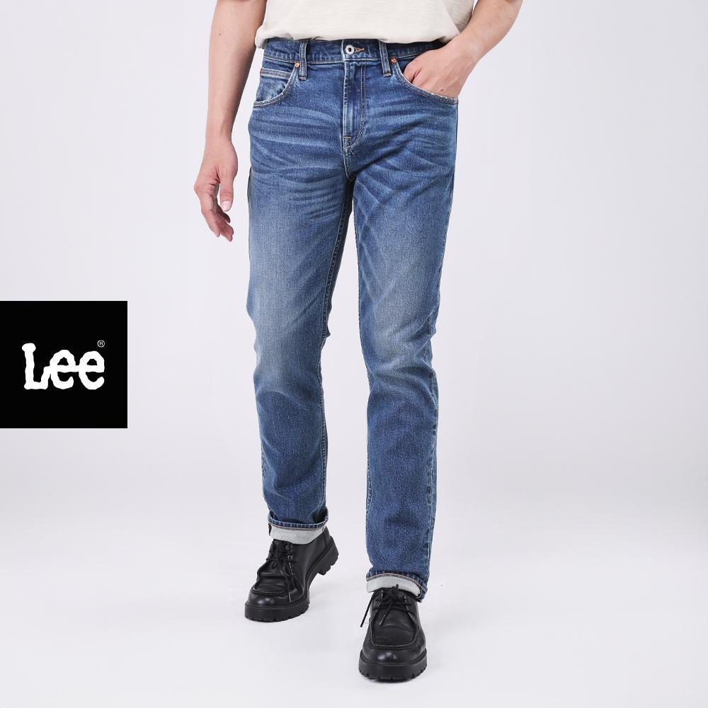 LEE กางเกงยีนส์ผู้ชาย คอลเลคชั่น 101 เอวกลาง ทรงเข้ารูป รุ่น LE S226MZEDN15 สียีนส์อ่อน