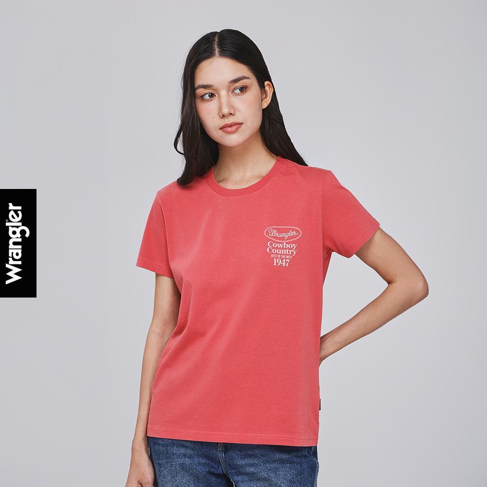 WRANGLER เสื้อยืดแขนสั้นผู้หญิง คอลเลคชั่น Beyond Indigo รุ่น WR S326WTSSN17
