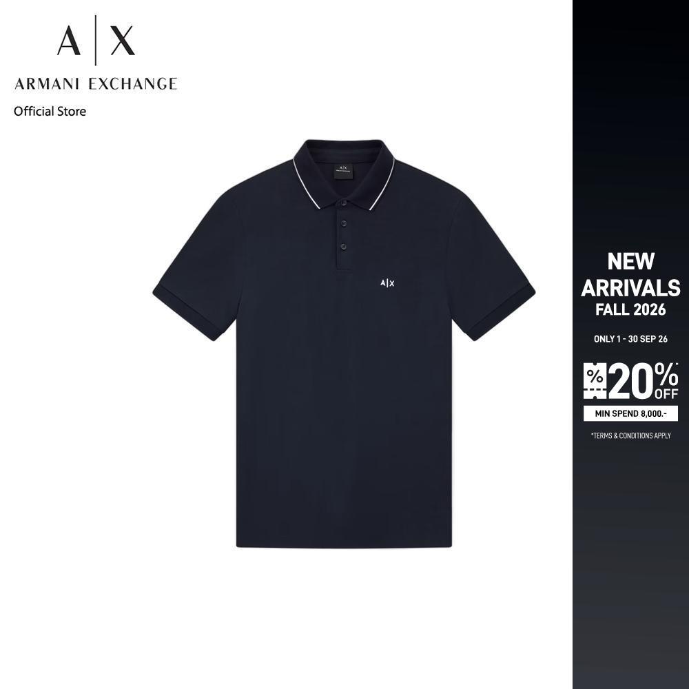 Armani Exchange เสื้อโปโลผู้ชาย รุ่น XM001289-AF10363-UB101 - สีกรมท่า