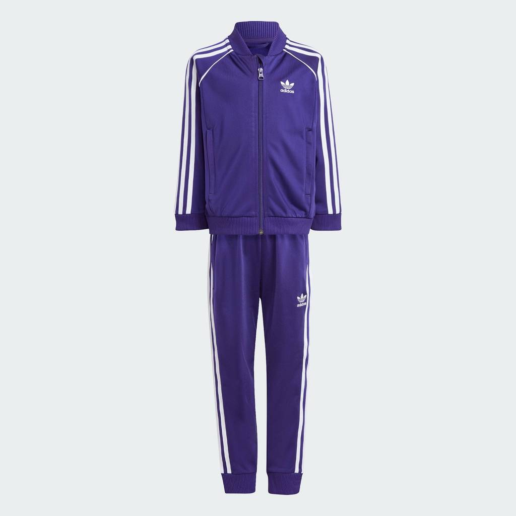 adidas ไลฟ์สไตล์ ชุดแทรค Adicolor SST สำหรับเด็ก เด็ก สีม่วง IY4793