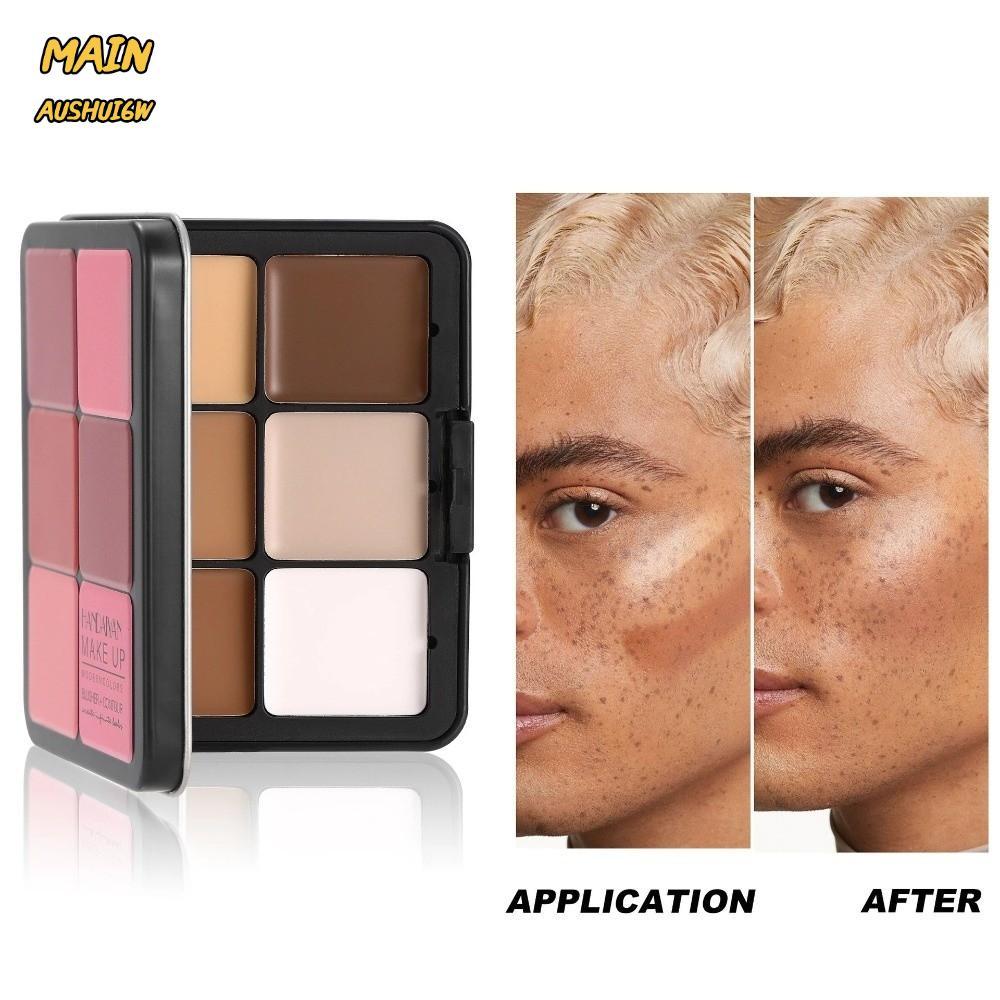 MAINAUSHUI6W พาเลทแต่งหน้า, Matte Natural Blusher คอนซีลเลอร์ Palette, อเนกประสงค์ 12 สี Contour Sha