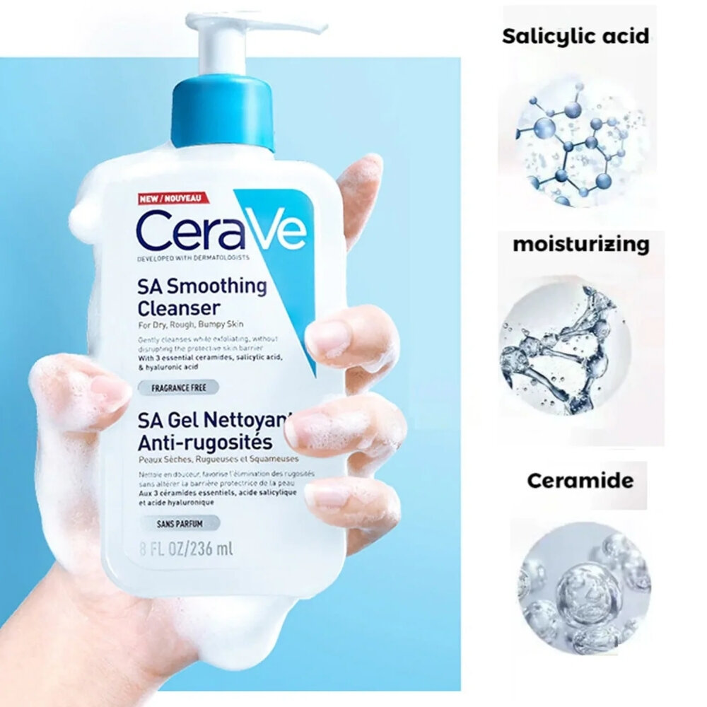 CeraVe منظف SA Smoothing ‏236 مل — صورة 4