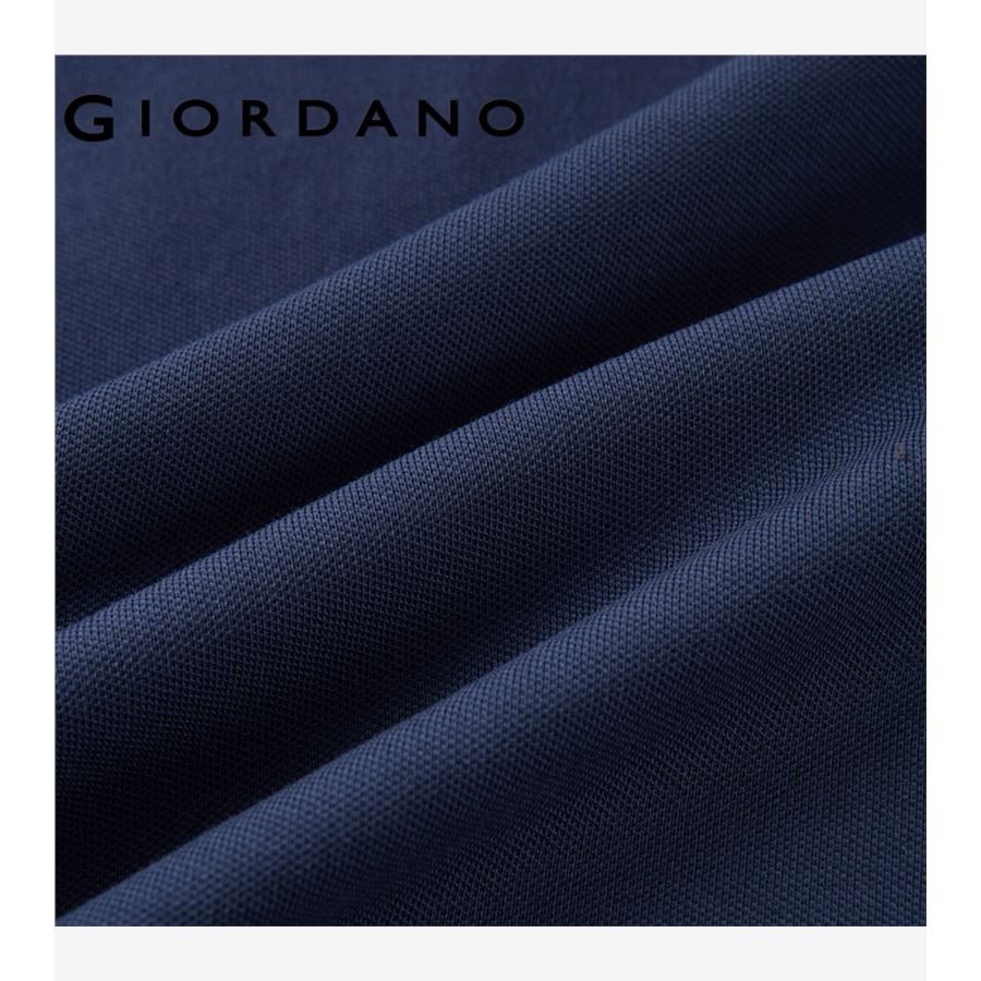 GIORDANO قميص بولو رجالي قطن بياقة V — صورة 8