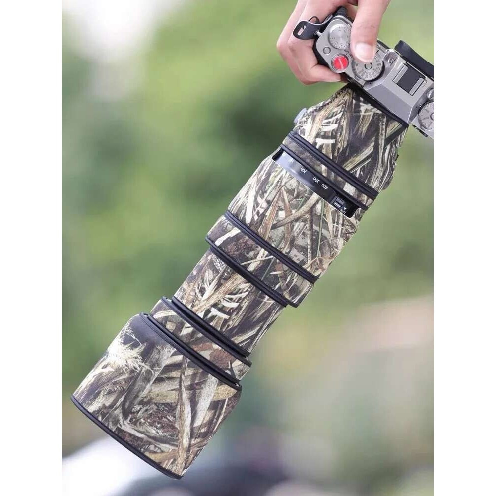 S CHASING BIRDS เลนส์พรางสําหรับ Fujifilm XF 100 400 F4.5-5.6 R LM OIS WR เลนส์กันน้ําและกันฝนฝาครอบ