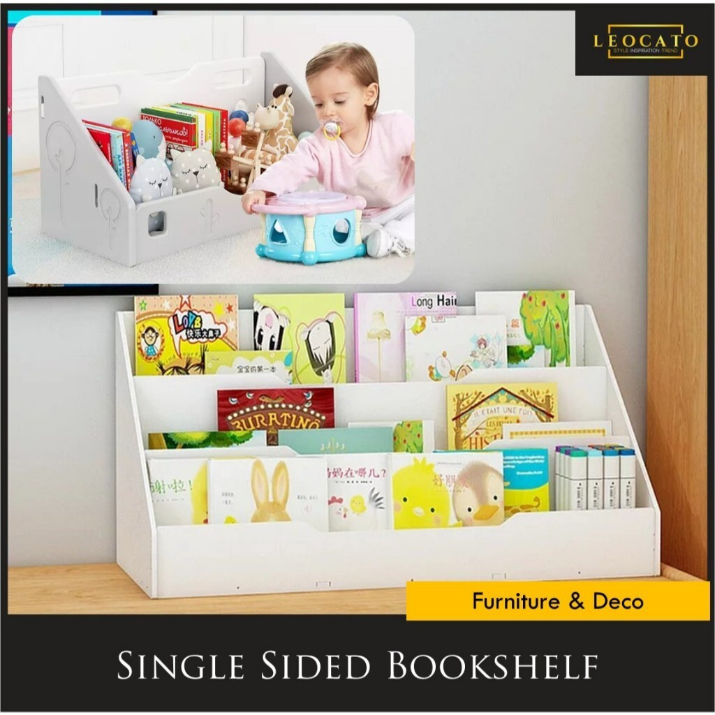 ชั้นวางหนังสือไม้เนื้อแข็งสําหรับเด็กหลายชั้นTH99 BR1B