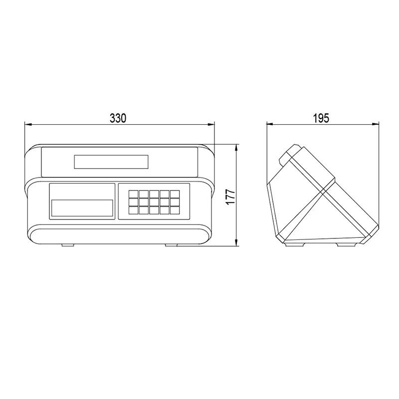 การจัดส่งเดิมXK3190 A9+ Yaohua ตัวบ่งชี้การชั่งน้ําหนักแบบอะนาล็อกตัวบ่งชี้น้ําหนักสําหรับแพลตฟอร์มเ