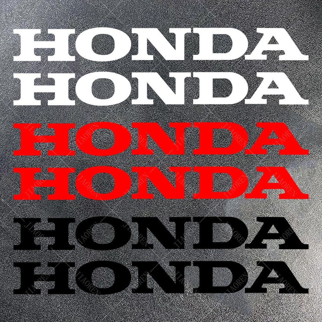 Vinyl Honda Stickers Logo Letter Decal