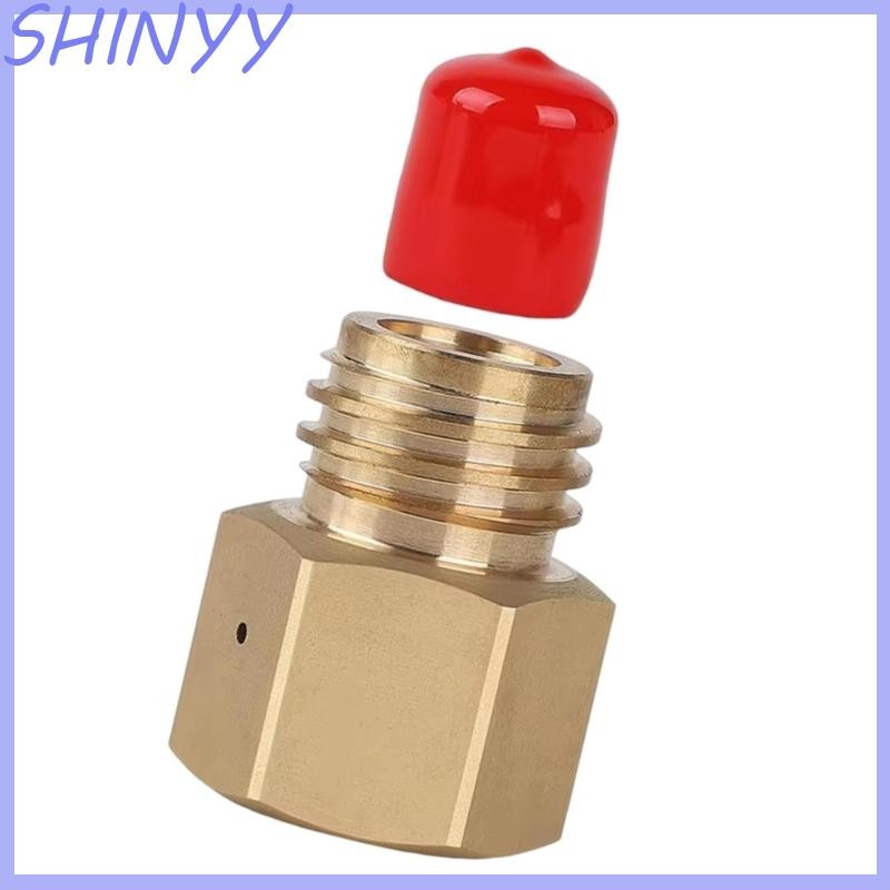 SHI ทองเหลือง TR21 4 ถึง TR21 3 ข้อต่ออะแดปเตอร์สําหรับ CO2 แก๊ส Conversion การเชื่อมต่อที่ปลอดภัย