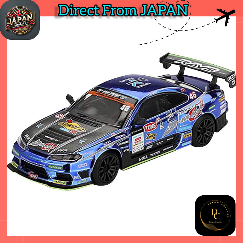 MINI GT 1/64 Nissan Silvia (S15) D1 GP 2023 #46 D-MAX RACING (Right Hand Drive) Japan Exclusive Fini