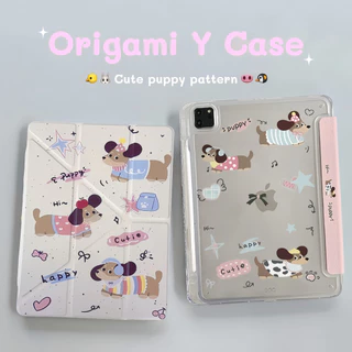 น่ารักเคสกันกระแทก Y-พับสําหรับ for Redmi Pad 2/SE11/8.7 Mi Pad 7 / 7Pro6/6Pro Huawei MatePad 11.5/SE11/12X ใส่ปากกาได