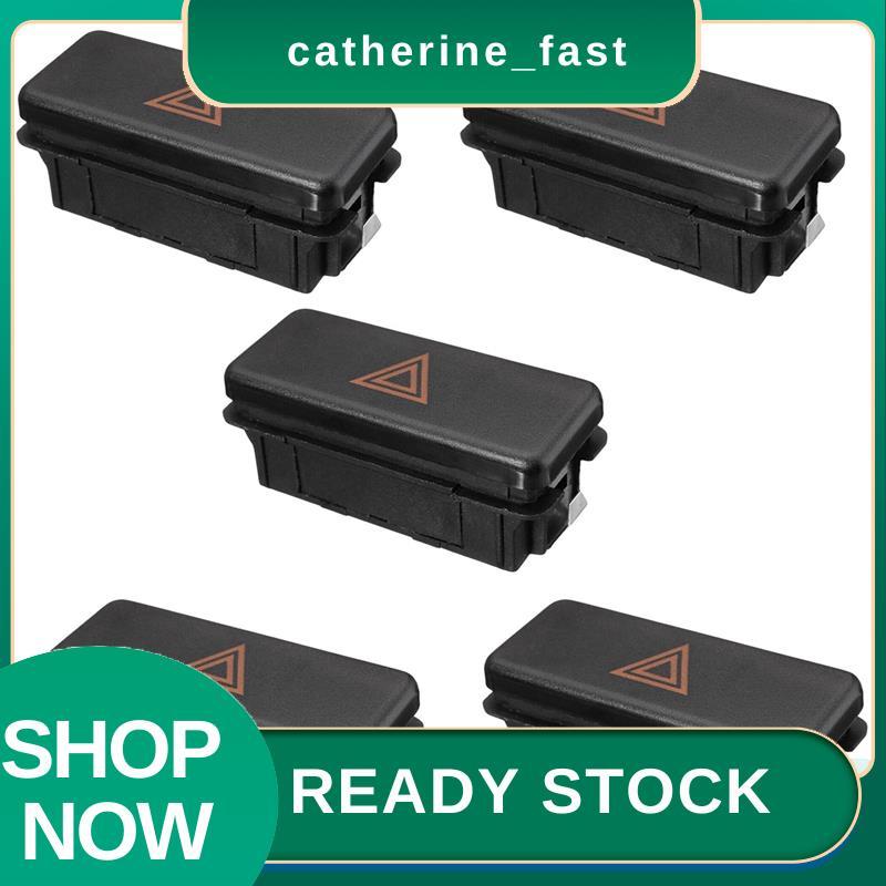 In Stock 5X Hazard ฉุกเฉิน Flasher Light Switch ปุ่มเตือนสําหรับ E31 E32 E34 E36 M3 M5 Z3 318 525I 5