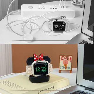 เหมาะสําหรับแท่นชาร์จ Apple Watch ขาตั้ง Apple Watch แท่นชาร์จ iWatch ที่สร้างสรรค์น่ารัก