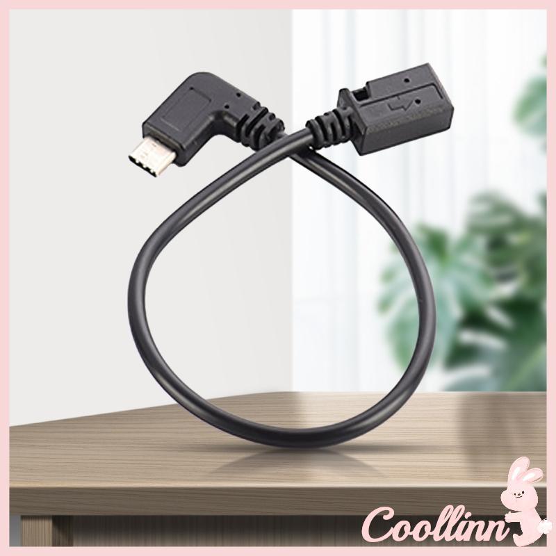 COO 90 องศา USB Type C ชายหญิงเป็น Mini USB สําหรับตัวแปลงอะแดปเตอร์แล็ปท็อป