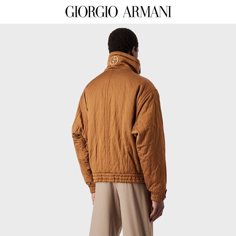 GIORGIO ARMANI เสื้อผ้าฝ้ายแฟชั่นสำหรับผู้ชาย ฤดูใบไม้ร่วงและฤดูหนาว